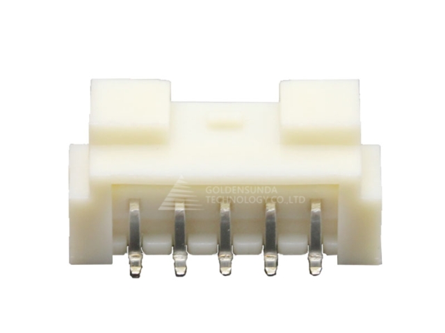 线对版连接器 pitch 2.00mm, SMT 90, 单排, circuits : 02 - 15 pins