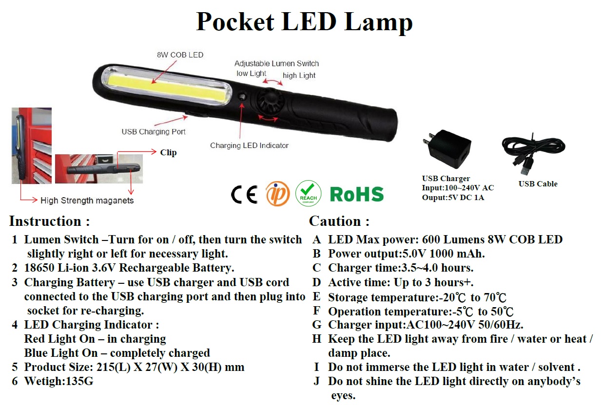 Pocket LED Lamp