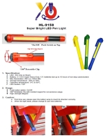 8W COB LED battery penlight(HL-9158)