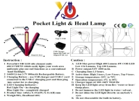 penlight lamp and headlamp combination(HL-14500)