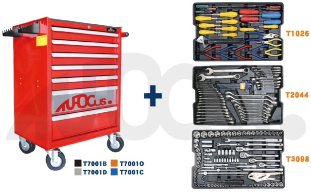 168Pcs Tool Kit Trolley