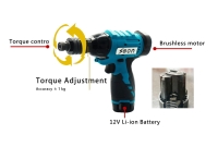 Lithium -lon Brushless Cordless Definite Torque screwdriver