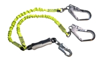 Shock absorbing lanyard