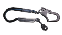 Shock absorbing lanyard