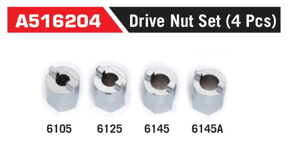 A516204 Drive Nut Set (4 Pcs)