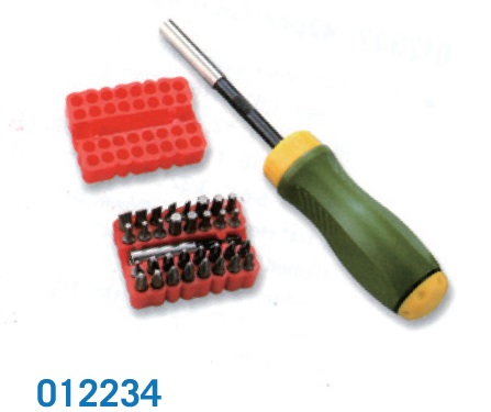 012234 34 pcs Gearless Screwdriver Set