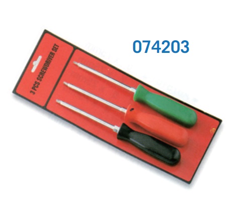 074203 3 pcs Robertson Screwdriver Set