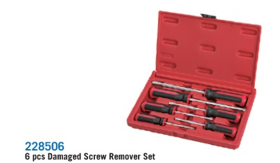 228506 6 pcs Damaged Screw Remover Set