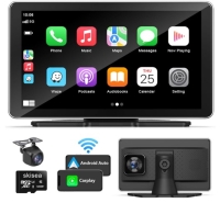 Security Dash Camera with Wireless CarPlay Monitor