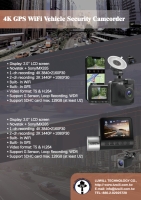 4K GPS WiFi 行车纪录器