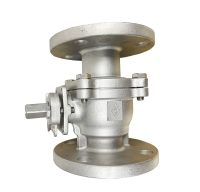 HJV-02 2-PC Stainless steel ball valve full port flange ends -150LB