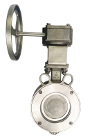 HJV-32-01Stainless steel butterfly valve (Wafer type / Gear)