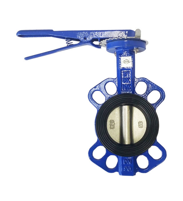 HJV-33 把手对夹蝶阀(铸铁) FCD butterfly valve(Wafer type/Lever)