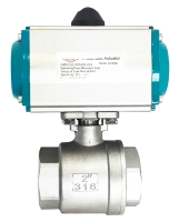 HJV-515-01 1000 WOG 2-PC Mount direct type ball valve(Pneumatic)