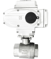 HJV-515-03  1000 WOG 2-pc Mount direct type ball valve(Electric)