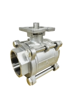 HJV-516  1000 WOG 3-PC Mount direct type ball valve