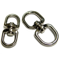 Double Hook / Double Round Eye Swivel