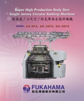 Super High Production Body Size Single Jersey Circular Knitting Machine