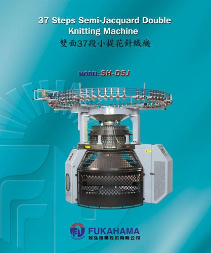 37 Steps Semi-Jacquard Double Circular Knitting Machine