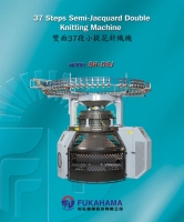 37 Steps Semi-Jacquard Double Circular Knitting Machine