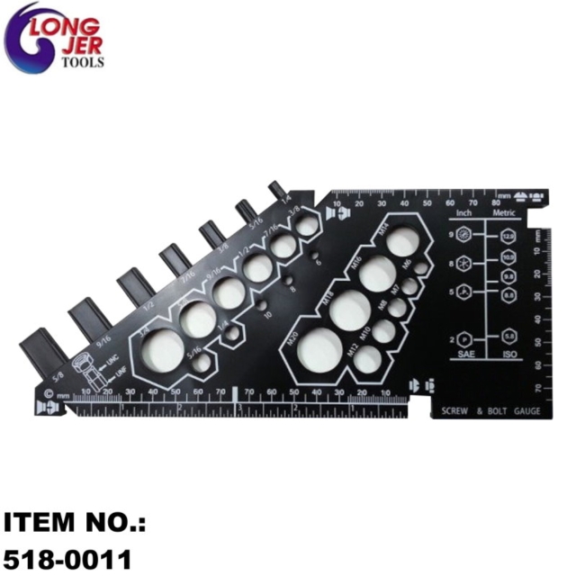 NUT & BOLT GAUGE FOR MEASURING TOOLS