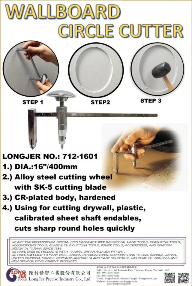 CIRCLE DRYWALL CUTTER / WALLBOARD CIRCLE CUTTER