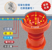 BA129 暗排水平頂接頭