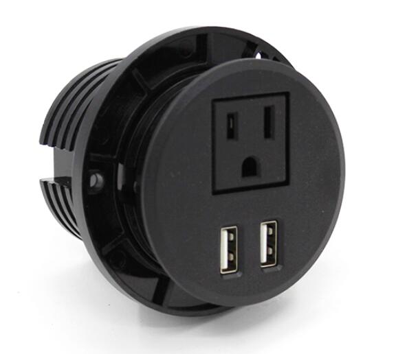 1 Outlet Power Grommet wih USB