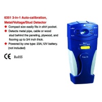 3-in-1 Auto-calibration metal/voltage stud detector