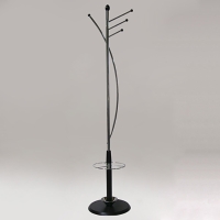 Iron Coat Rack W/Umbrella Stand