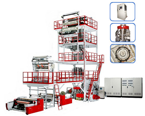 A/B/C Triple Layer Blow Film Machine