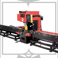 NC Puncturing & Cutting Machine for Grooved Iron Bars, Angle Iron, and Flat Iron Plates