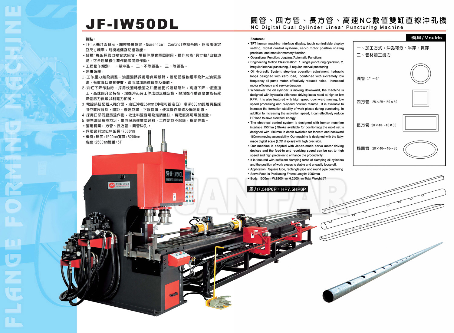 NC Dual-cylinder Linear Puncturing Machine (Punching Machines)