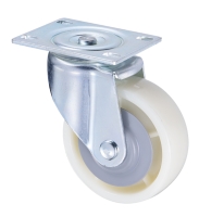 6 inch Nylon Swivel Outdoor White Heavy Caster Wheels