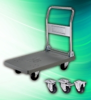 Industrial 300kg Folding Stainless Steel Trolley Cart