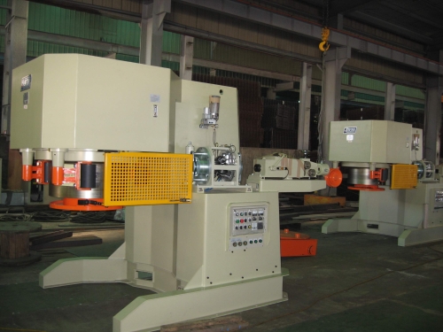 Invert Vertical Type Wire Drawing & Ribbing Machine