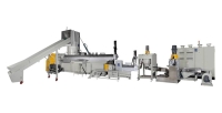 3-in-1 Plastics waste recycling machine