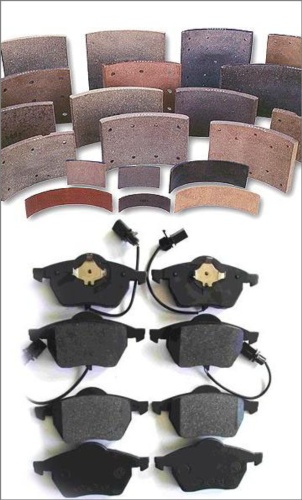 Brake Pad, Brake Shoe, Brake Lining