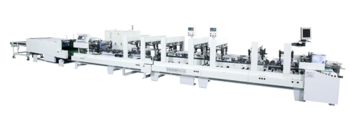 High Speed 4/6 Corner Folding and Gluing Machine