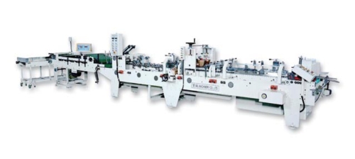 High Speed Folding and Gluing Machine