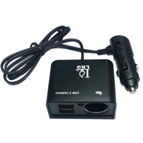 Auto Socket With USB Adapter