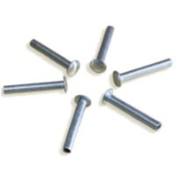 Semi-tubular rivet