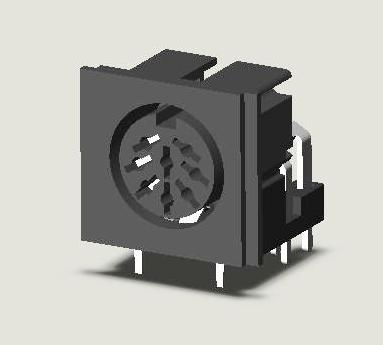 DIN SOCKET PCB MOUNT