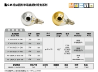 G45 燈絲圓形半電鍍反射燈泡系列