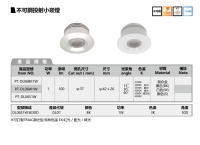 不可調投射小崁燈