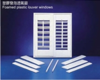 Foamed Plastic Louver Windows