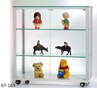 Glass display cabinet