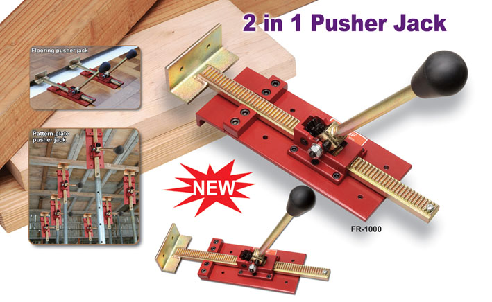 Formwork jack; flooring-tightening jacks