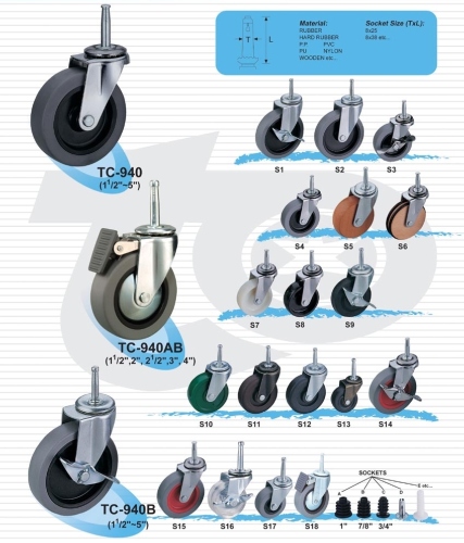 Light Duty Casters  |   General Duty Casters