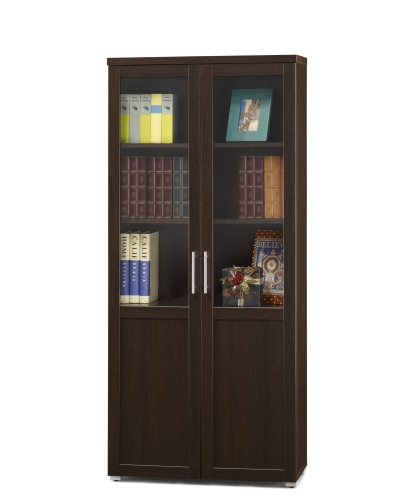 GLASS DOOR BOOKCASE